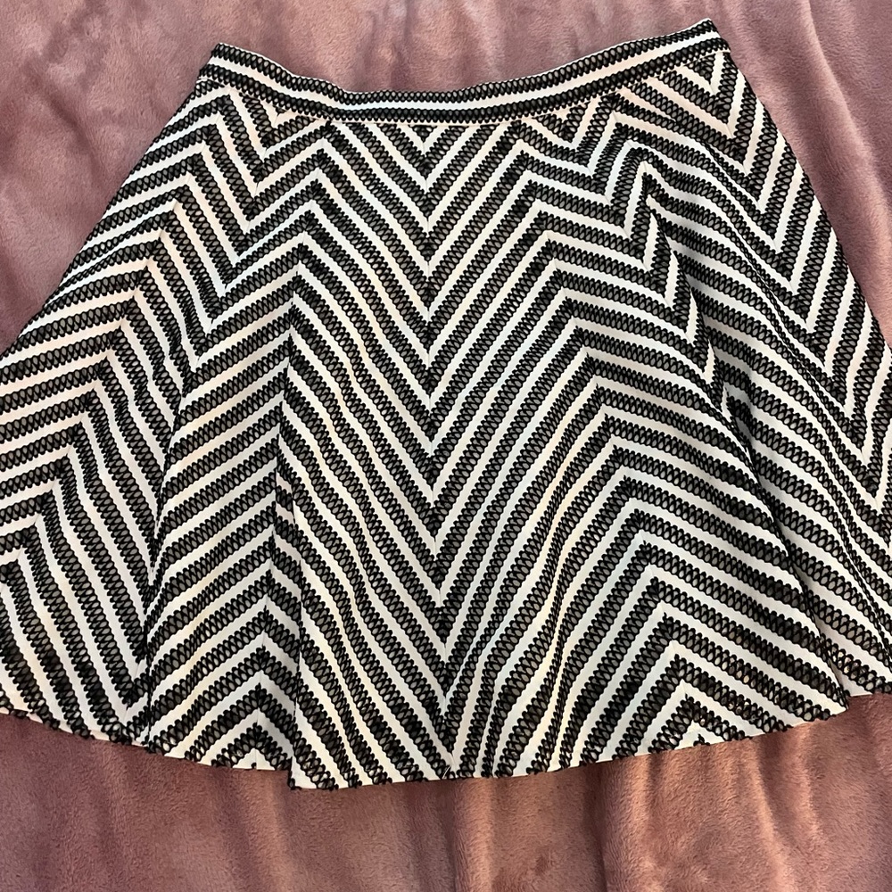 reiss patterned skirt